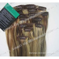 7 PCS 20" HUMAN HAIR CLIP IN EXTENSION  613 06